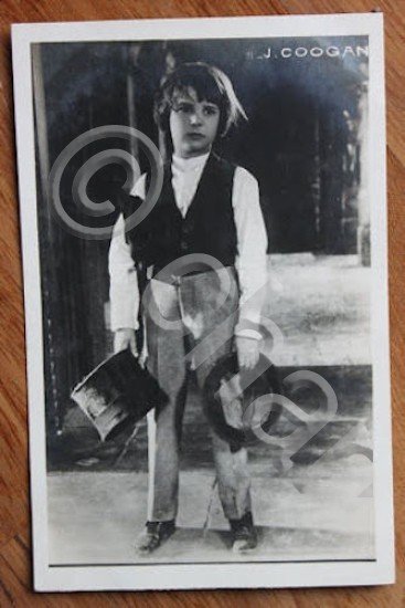 Foto cartolina attore bambino J. Coogan anni '20