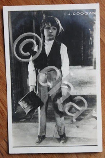 Foto cartolina attore bambino J. Coogan anni '20