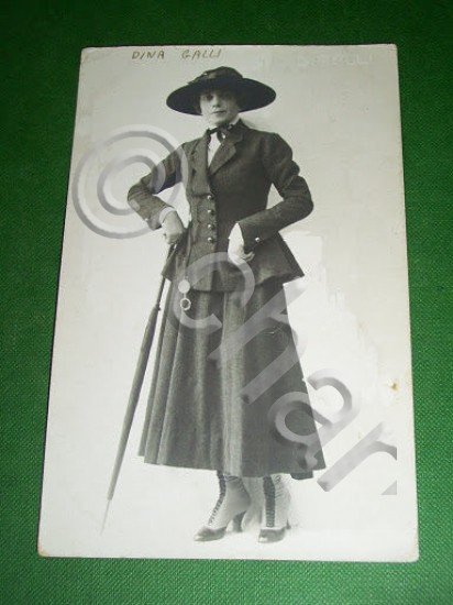 Foto Cartolina Cinema Teatro Lirica - Dina GALLI - 1910 …