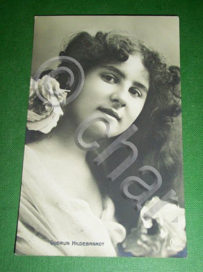 Foto Cartolina Cinema Teatro Lirica - Gudrun HILDEBRANDT - 1907