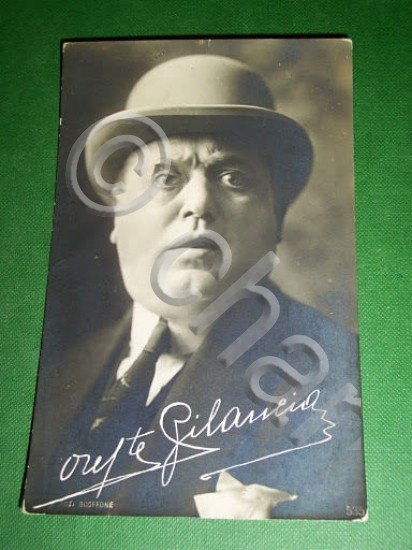Foto Cartolina Cinema Teatro Lirica - Oreste BILANCIA - 1920 …