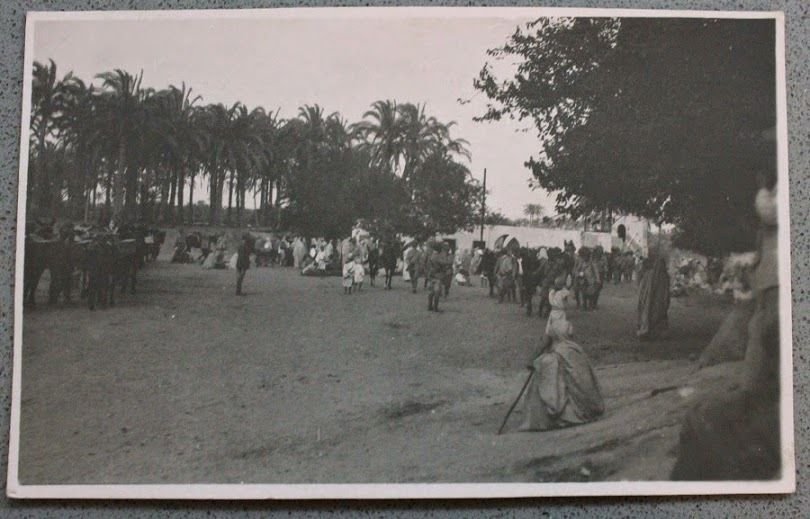 Foto cartolina d'epoca Guerra Italo Turca - colonia 1911