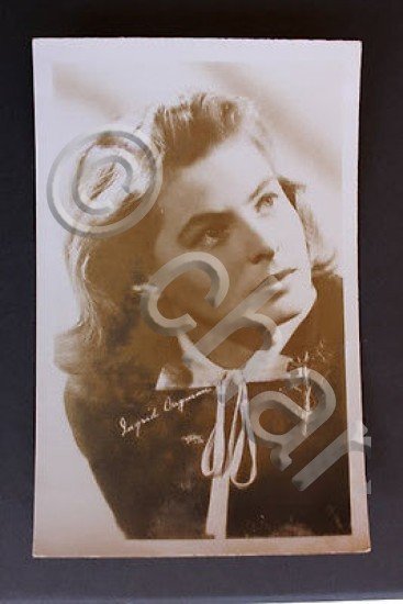 Foto cartolina epoca cinema attrice Ingrid Bergman anni '40 | Immagine principale