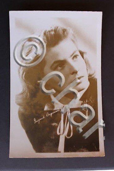 Foto cartolina epoca cinema attrice Ingrid Bergman anni '40 | Immagine Gallery 2