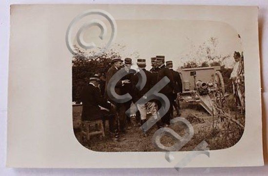 Foto cartolina militaria artiglieria Cuneo inizi 900