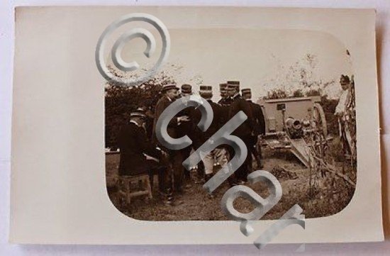 Foto cartolina militaria artiglieria Cuneo inizi 900