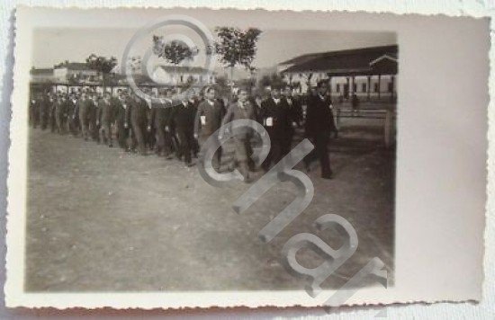 Foto Cartolina militaria gruppo cadetti militari '20