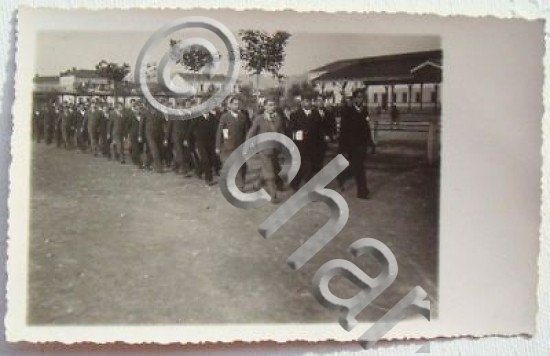 Foto Cartolina militaria gruppo cadetti militari '20