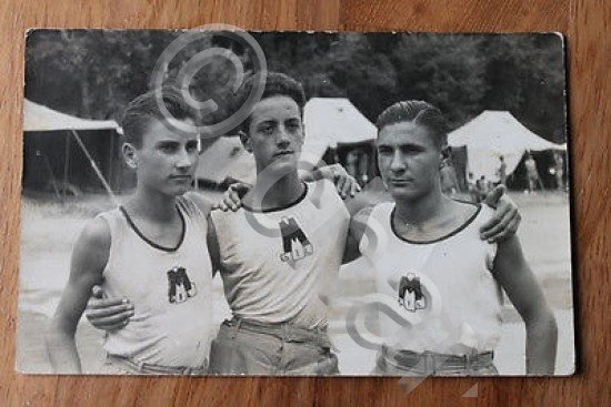 Foto Cartolina militaria gruppo cadetti Roma Corso Nazionale 1940 | Immagine Gallery 1