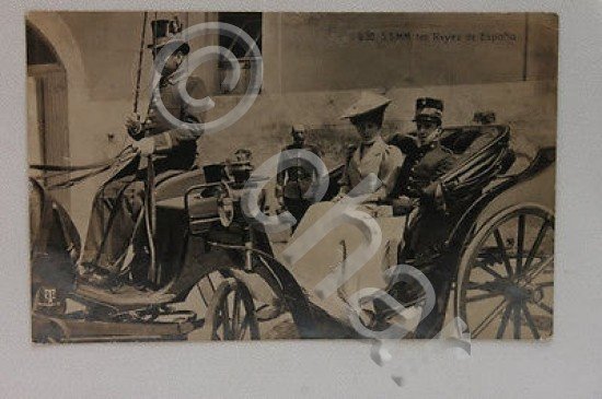 Foto Cartolina Re Alfonso XIII di Spagna e Vittoria Eugenia …