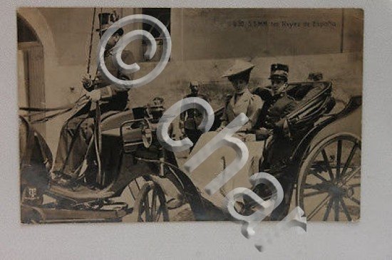 Foto Cartolina Re Alfonso XIII di Spagna e Vittoria Eugenia …