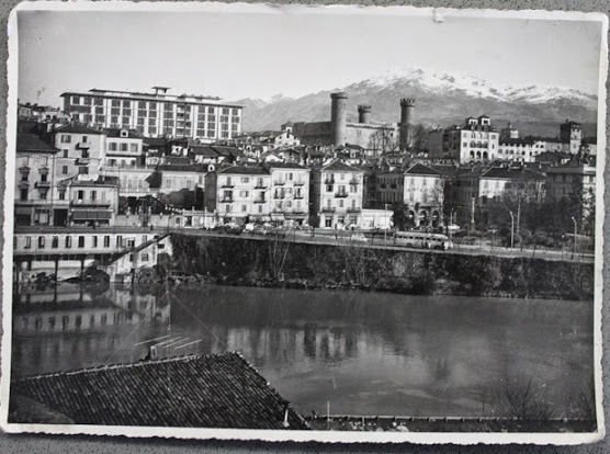 Foto d'archivio per cartolina Lungo la Dora Baltea anni '50 …
