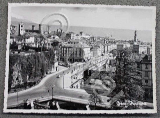 Foto d'archivio per cartolina Panorama anni '50 Ivrea