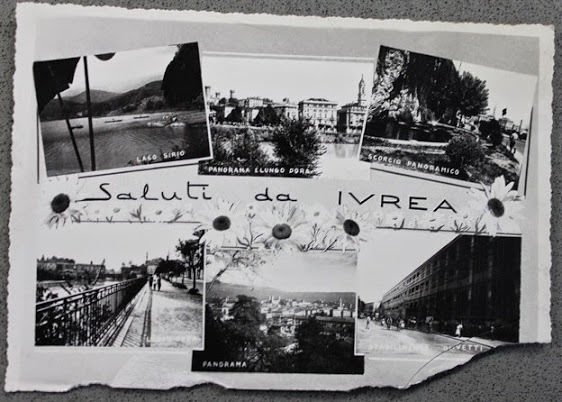 Foto d'archivio per cartolina Vedute e panorami di Ivrea anni …