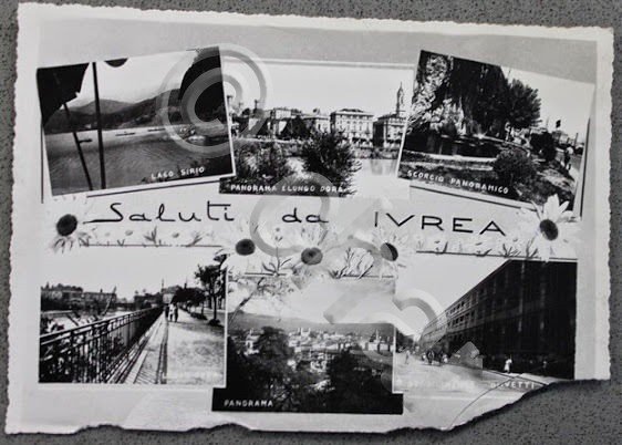 Foto d'archivio per cartolina Vedute e panorami di Ivrea anni …