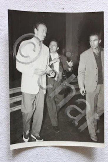 Foto d'epoca - l'attore David Niven a Roma luglio 1956