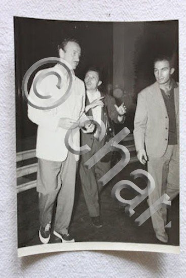 Foto d'epoca - l'attore David Niven a Roma luglio 1956