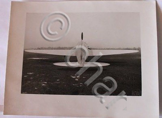 Foto d'epoca aeronautica caccia Caproni Vizzola F5 fine anni '30
