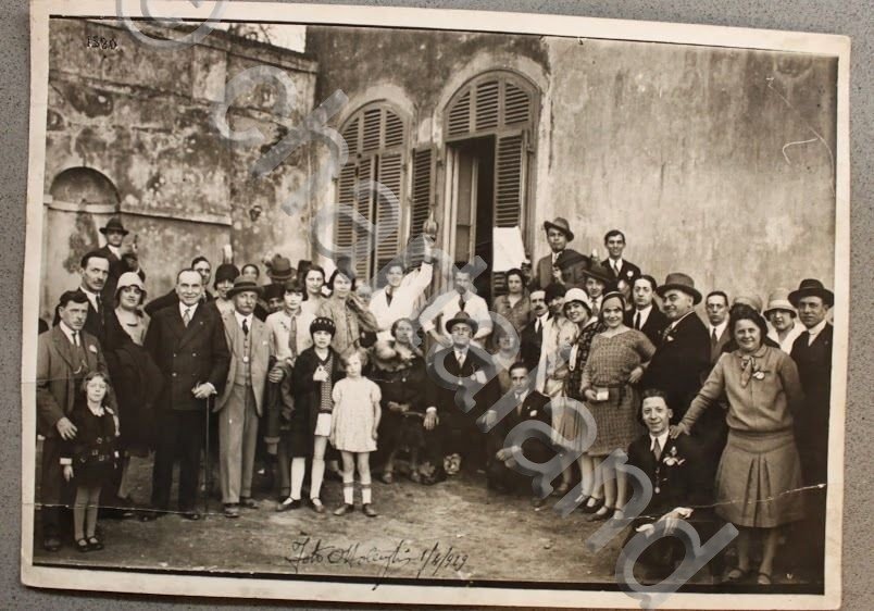 Foto d'epoca Ottolenghi Merenda a Villa Genero Famiglia Torinese Torino