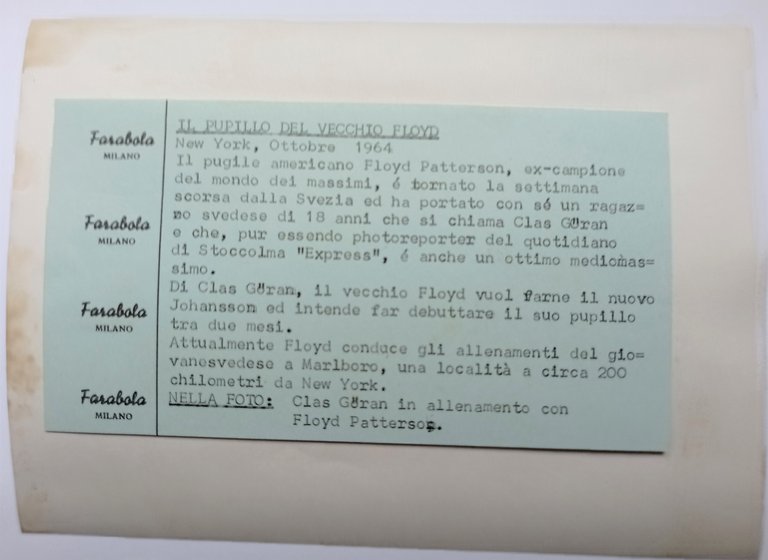 Foto dell'Agenzia Farabola Milano - C.Göran in allenamento con F. … | Immagine Gallery 2