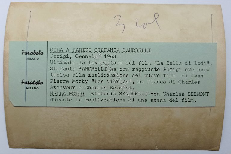 Foto dell'Agenzia Farabola Milano - Stefania Sandrelli con Charles Belmont … | Immagine Gallery 2