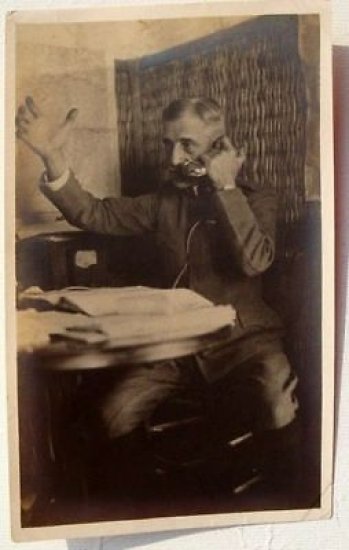 Foto e dedica Senatore Antona Traversi Giannino 1930