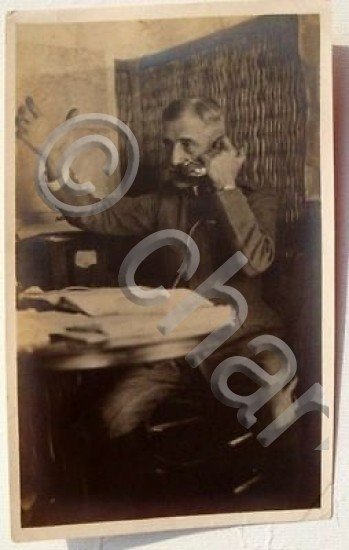 Foto e dedica Senatore Antona Traversi Giannino 1930
