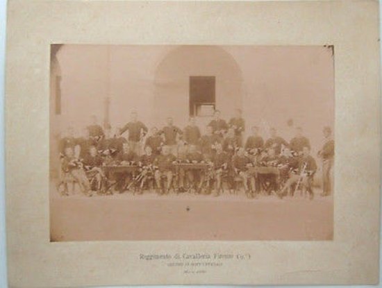 Foto epoca 9° Reggimento Cavalleria sottufficiali 1890 | Immagine principale