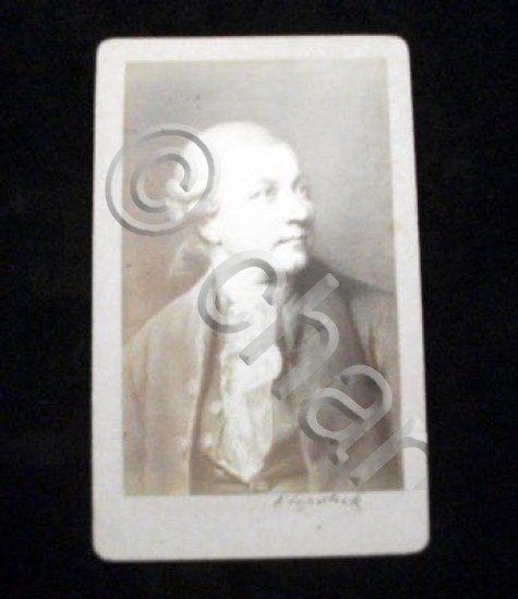 Foto epoca carte de visite Klopstock 1890 ca.