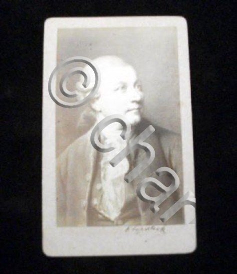 Foto epoca carte de visite Klopstock 1890 ca.