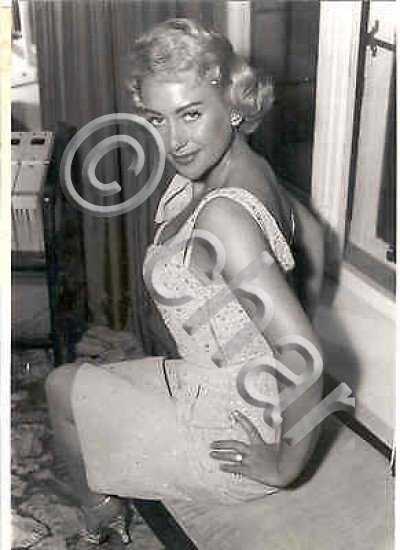 Foto epoca cinema attrice francese Martine Carol 1956