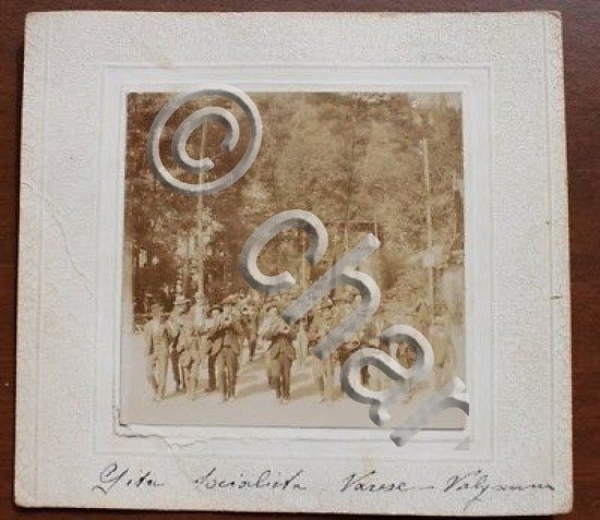 Foto epoca gita Socialista Varese 1903 RARITA' 