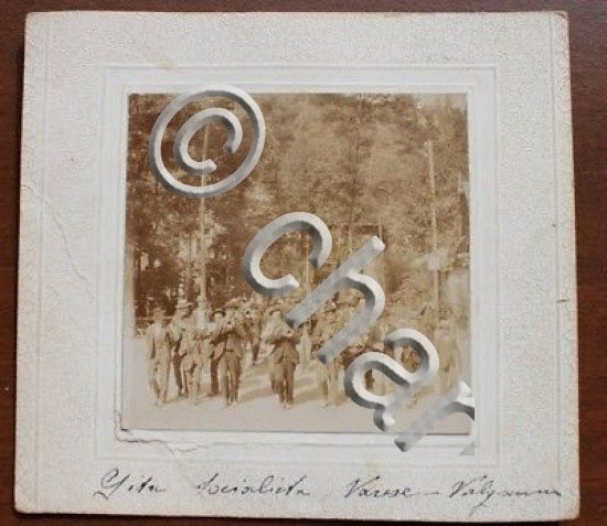 Foto epoca gita Socialista Varese 1903 RARITA'