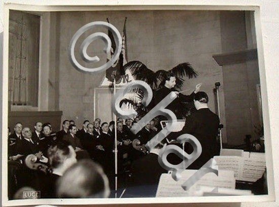 Foto epoca Luce EIAR Maestro Armando La Rosa Parodi '30