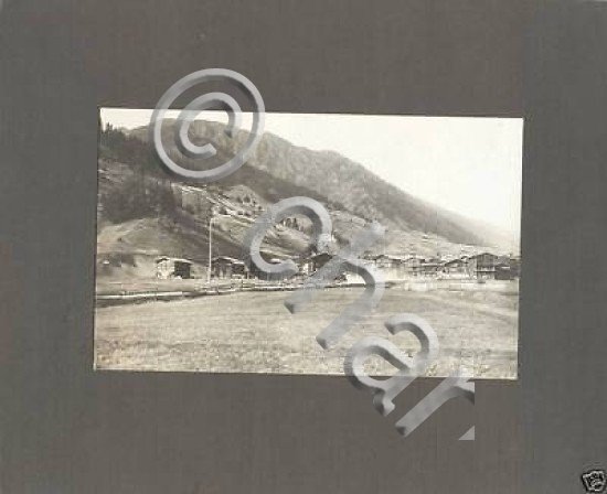 Foto epoca Lucini Paesaggio montagna dintorn Lecco 1919