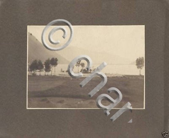 Foto epoca platino Lucini, Paesaggio 'Impressioni' 1914