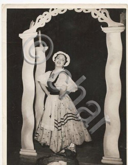 Foto epoca Teatro Lorenza Mitra Geloso Schernito 1945 c