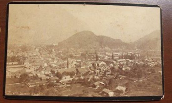 Foto Garcin albumina Ginevra Geneve Svizzera 1870 ca