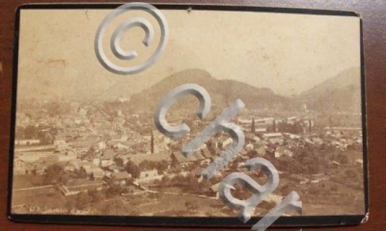 Foto Garcin albumina Ginevra Geneve Svizzera 1870 ca