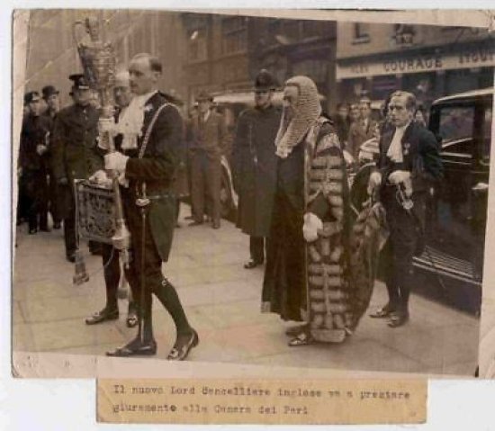 Foto Keystone Londra Cancelliere camera dei Pari 1938 | Immagine principale