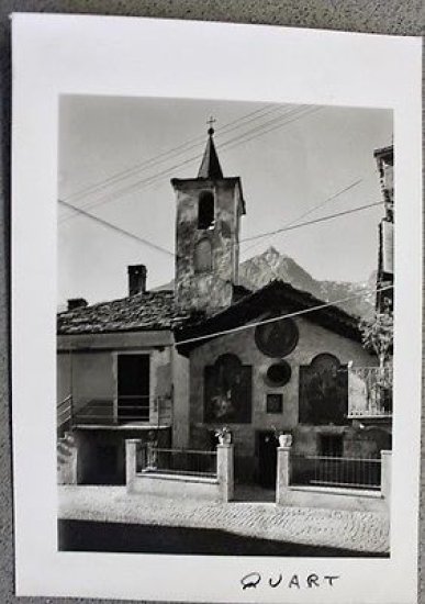 Foto Montagna 1950 - Chiesa di Quart in Valle d'Aosta | Immagine Gallery 1