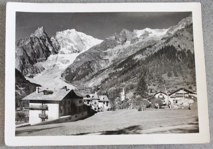 Foto Montagna Courmayeur 1950 - Entréves e sullo sfondo il … | Immagine principale