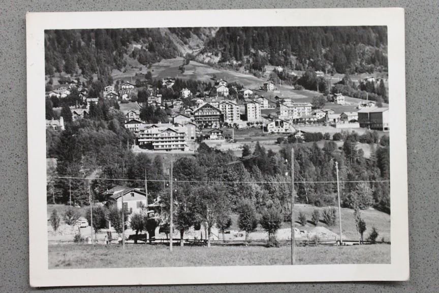 Foto Montagna Courmayeur 1950 - Entrèves veduta con Grandes Jorasses | Immagine principale