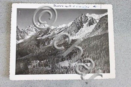 Foto Montagna Courmayeur 1950 - Planpincieux mt 1500 e Monte …