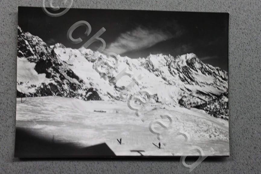 Foto Montagna Courmayeur 1950 foto Monte Bianco piste sci Valle …