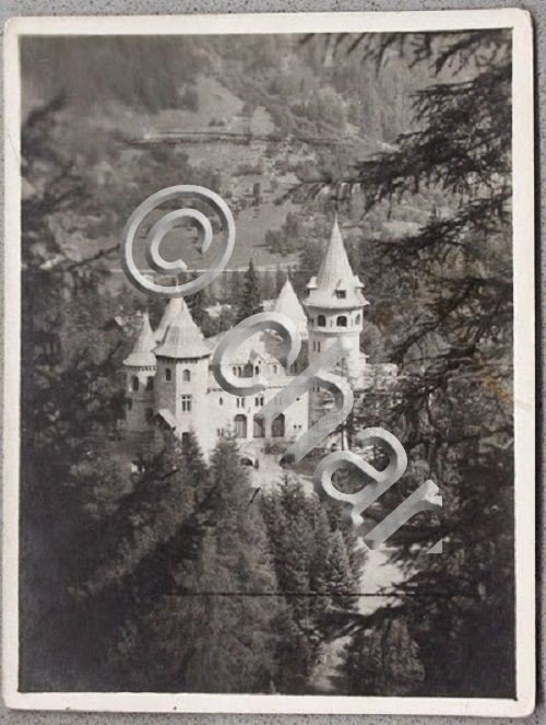 Foto Montagna Valle d'Aosta - 1950 ca Castello Savoia Gressoney