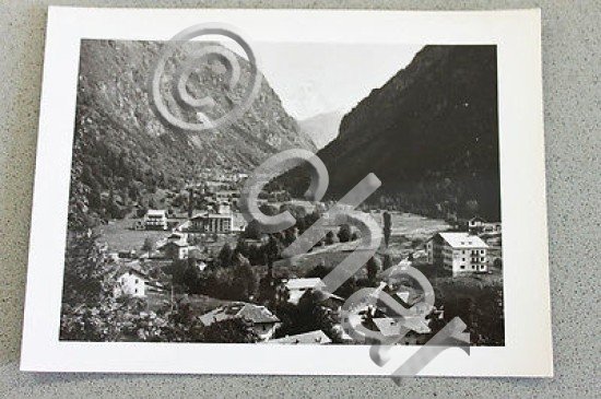 Foto Montagna Valle d'Aosta - vicinanze Courmayeur sfondo Cervino 1950 …