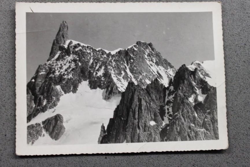 Foto Montagna Valle d'Aosta 1950 - Courmayeur Dente del Gigante …