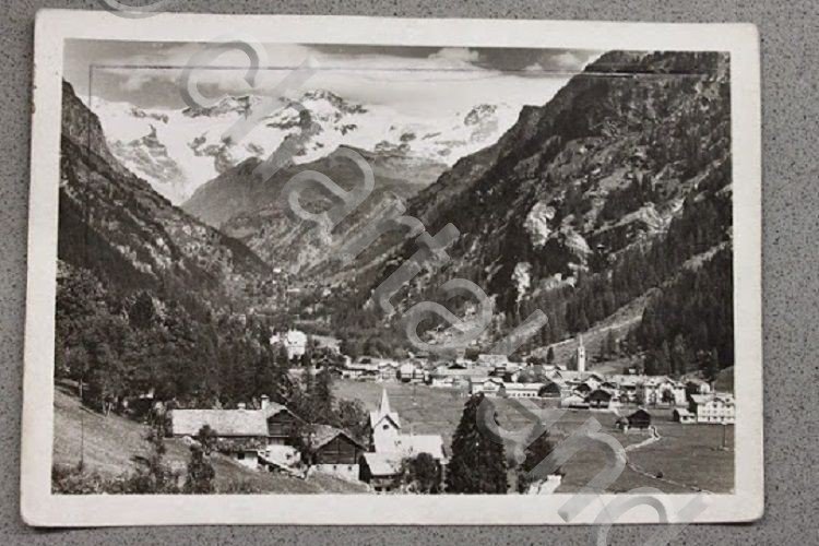 Foto Montagna Valle d'Aosta 1950 ca panorama Saint Jean Gressoney …