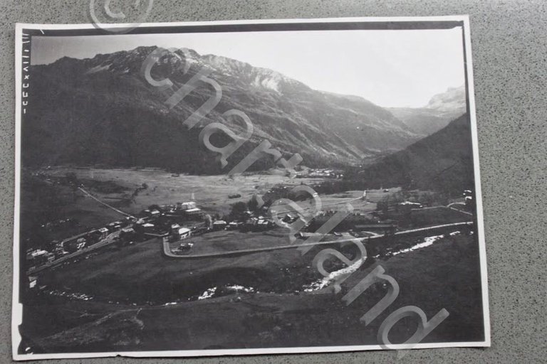 Foto Montagna Valle d'Aosta 1968 La Thuile - panoramica valle